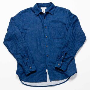 Hiroshi Kato Ripper shirt Indigo Medium. This is their made in China version.